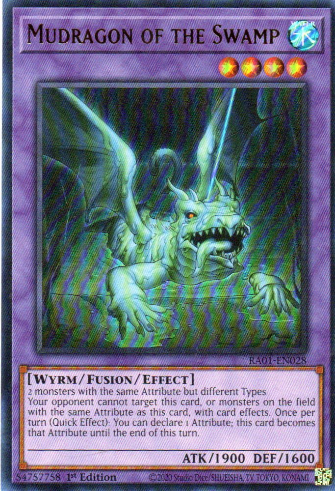 Mudragon of the Swamp CARTA YUGI RA01-EN028 Ultra Rare