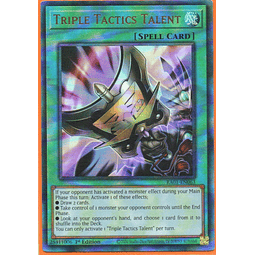 Triple Tactics Talents CARTA YUGI RA01-EN063 Prismatic Collector's Rare