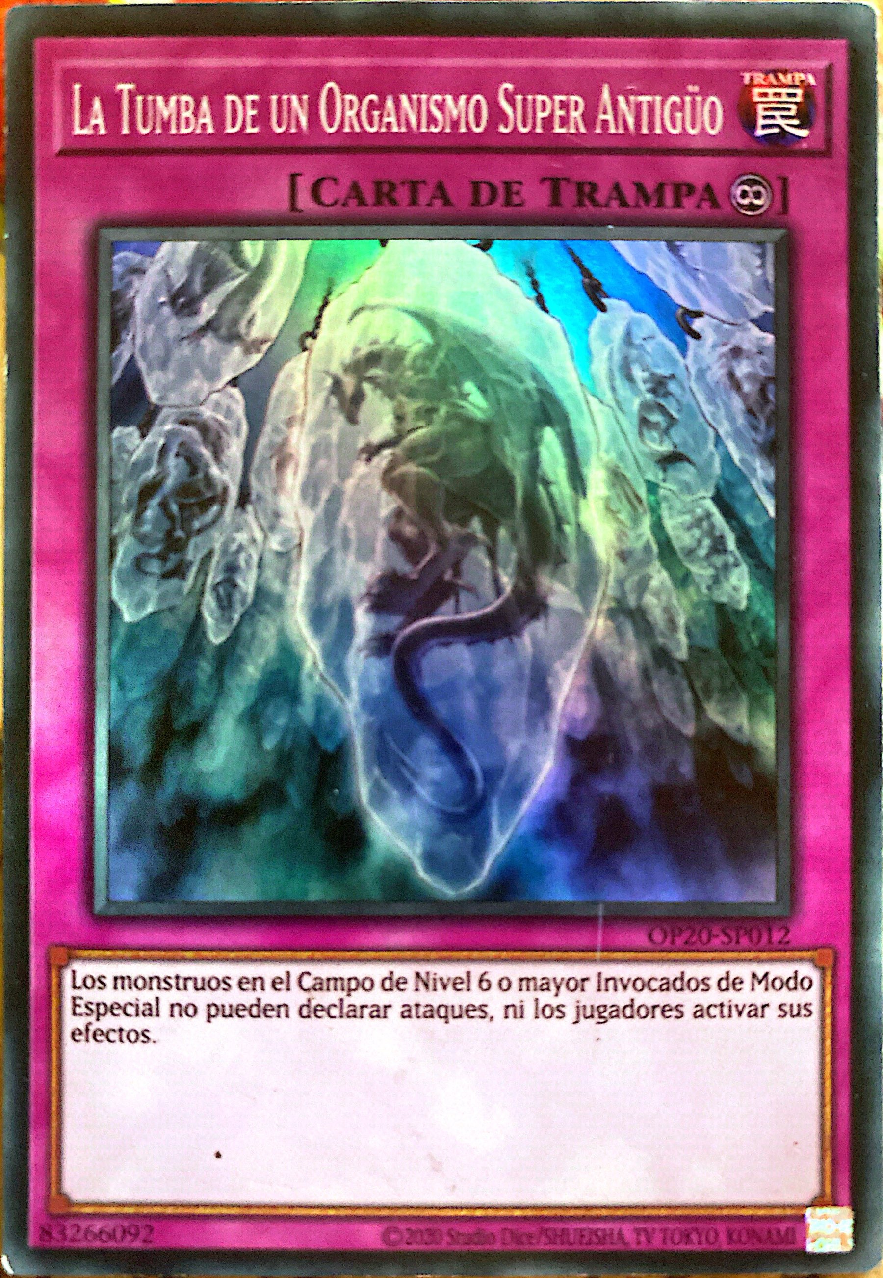 Grave of the Super Ancient Organism carta yugi OP20-SP012 Super Rare