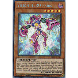 Vision HERO Faris carta suelta BLHR-EN010 Secret Rare
