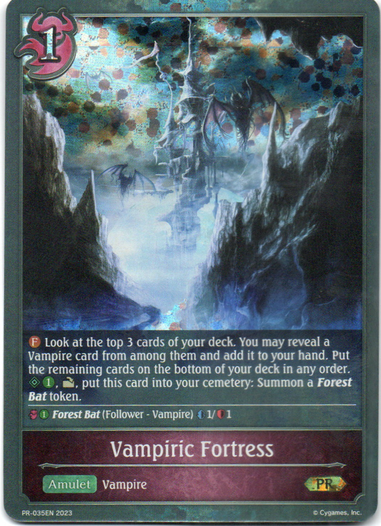 Vampire Fortress carta shadowverse  PR-035EN