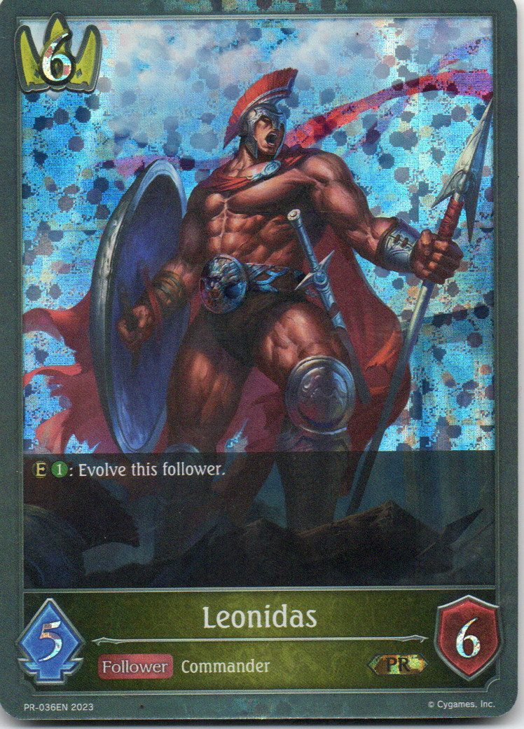 Leonidas  carta shadowverse  PR-036EN