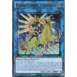 Knightmare Unicorn (Alternated Art) CARTA YUGI RA01-EN043 ULTRA