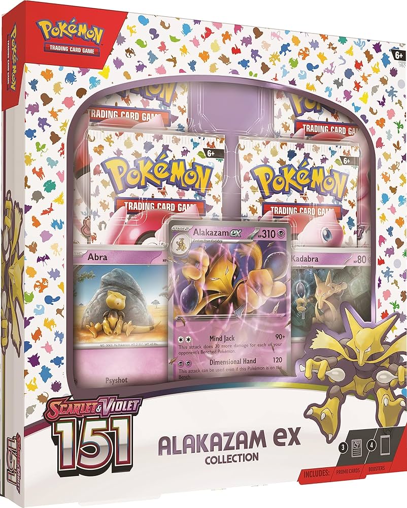 Pokemon 151 Alakazam ex Collection