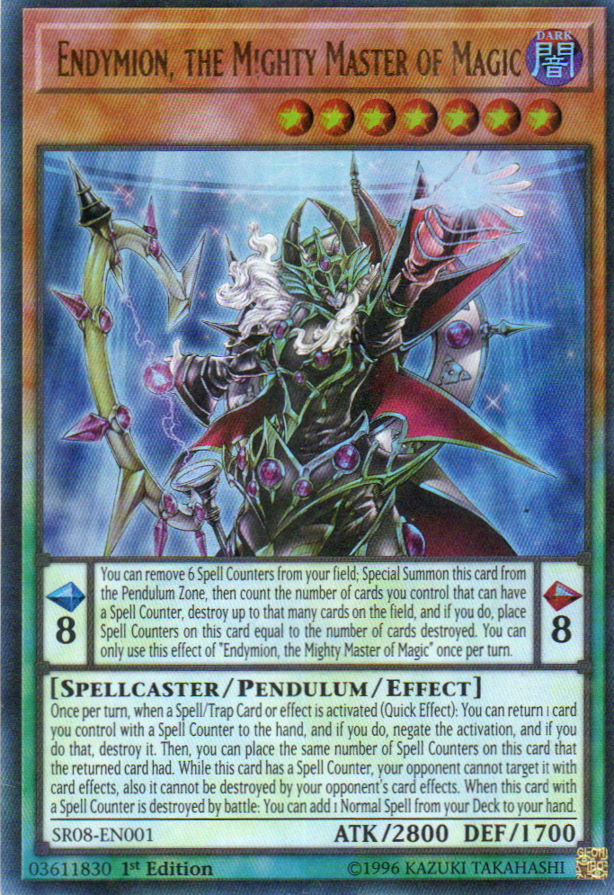 Endymion, The Mighty Master Of Magic Carta yugi SR08-EN001