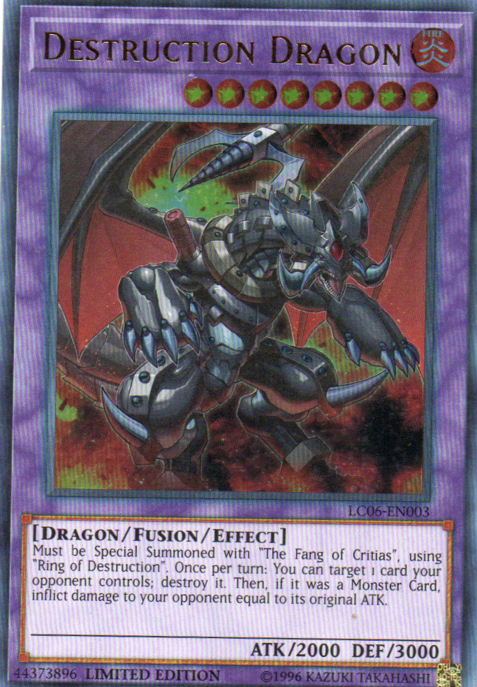 Destruction Dragon Carta Yugi LC06-EN003