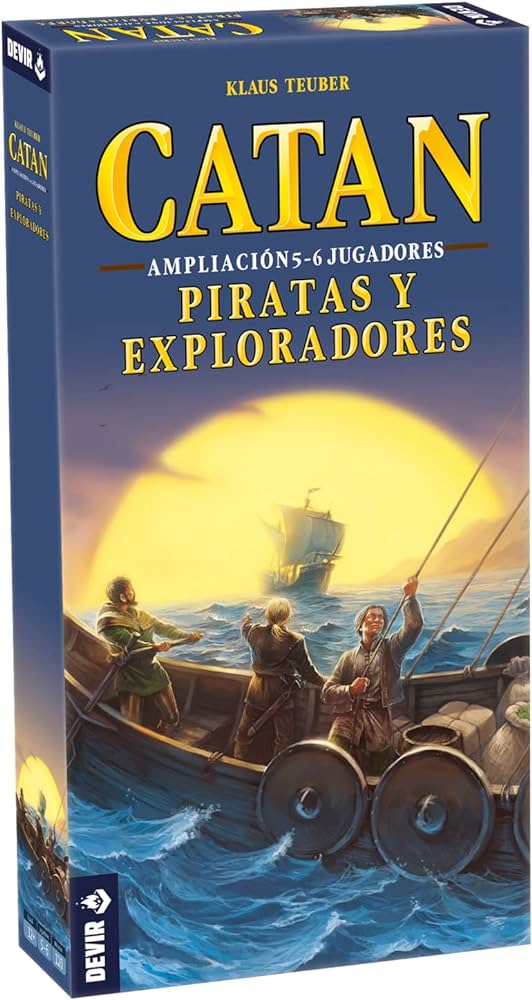 Catan Ampliación 5-6 Jugadores Piratas y Exploradores