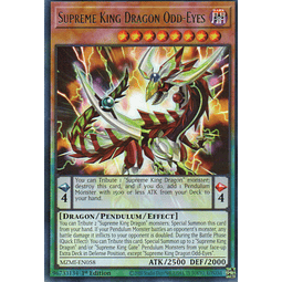 x3 Supreme King Dragon Odd-Eyes Carta yugi MZMI-EN058 Rare