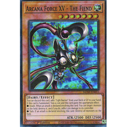 Arcana Force XV - The Fiend Carta yugi MZMI-EN015 Super Rare