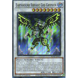 Earthbound Servant Geo Gryphon Carta yugi MZMI-EN033 Super Rare