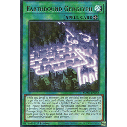 x3 Earthbound Geoglyph Carta yugi MZMI-EN052 Rare