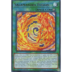 x3 Salamandra Fusion Carta yugi MZMI-EN007 Rare