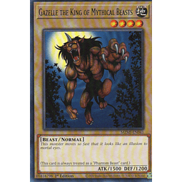 x3 Gazelle the King of Mythical Beasts Carta yugi MZMI-EN041 Rare