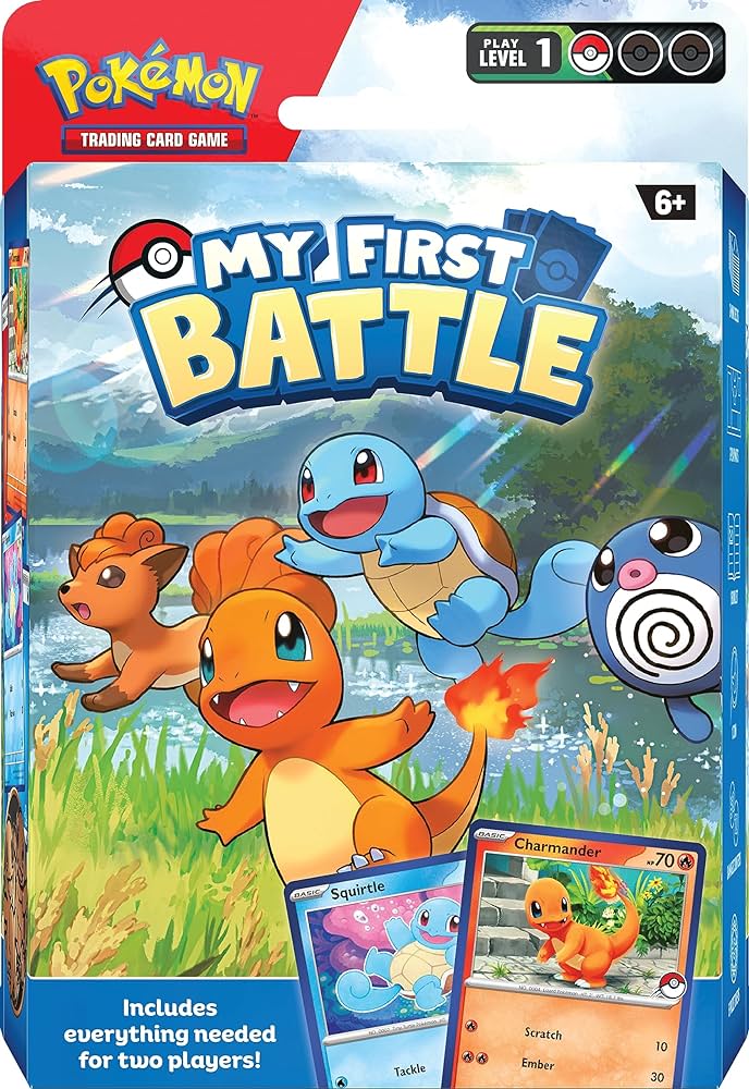 Pokemon My First Battle Charmander & Squirtle