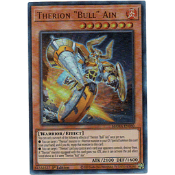 Therion Bull Ain MAMA-EN060 Carta Yugi De rareza Ultra Rare