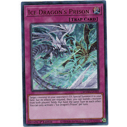 Ice Dragon's Prison MAMA-EN101 Carta Yugi De rareza Ultra Rare