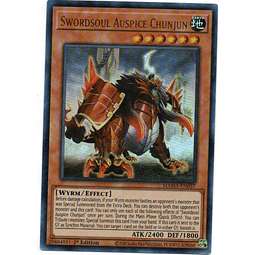 Swordsoul Auspice Chunjun MAMA-EN037 Carta Yugi De rareza Ultra Rare