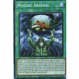 Psychic Arsenal carta yugi PHNI-EN082 Super Rare
