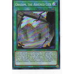Obsidim, the Ashened City carta yugi PHNI-EN094 Super Rare