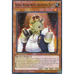 Royal Rhino with Deceitful Dice carta yugi PHNI-EN036 Common