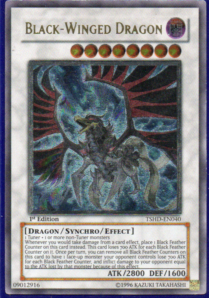 Black-Winged Dragon carta yugi TSHD-EN040 Ultimate