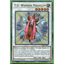 T.G. Wonder Magician carta yugi BLRR-EN057 Ultra rare