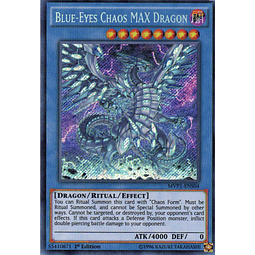 Blue-Eyes Chaos MAX Dragon carta yugi MVP1-ENS04 Secret rare