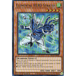 Elemental HERO Stratos (alternate art Silver) carta yugi BLC1-EN022 Ultra Rare