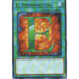 E - Emergency Call (Silver) carta yugi BLC1-EN032 Ultra Rare