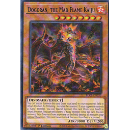 Dogoran, the Mad Flame Kaiju (Silver) carta yugi BLC1-EN033 Ultra Rare