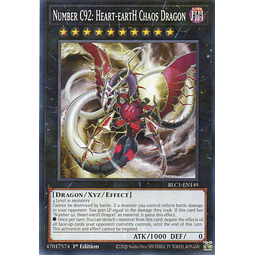 Number C92: Heart-eartH Chaos Dragon carta yugi BLC1-EN149 Common