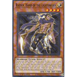 Raiden, Hand of the Lightsworn carta yugi BLC1-EN060 Common