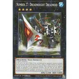 Number 27: Dreadnought Dreadnoid carta yugi BLC1-EN109 Common