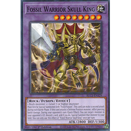 Fossil Warrior Skull King carta yugi BLC1-EN129 Common