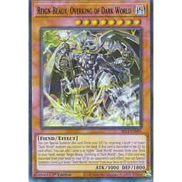 Reign-Beaux, Overking of Dark World carta yugi SR13-EN001 Ultra Rare