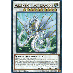 Ascension Sky Dragon carta yugi LEHD-ENB34 Ultra Rare