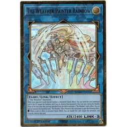 The Weather Painter Rainbow Carta Yugi MGED-EN033 Premium Gold Rare