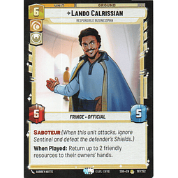 Lando Calrissian Rare Star Wars