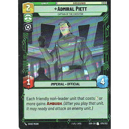Admiral Piett UnComun Foil Star Wars