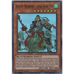 Ancient Warriors - Loyal Guan Yun carta yugi IGAS-EN012 Super Rare