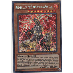 Gizmek Kaku, the Supreme Shining Sky Stag carta yugi IGAS-EN024 Secret Rare
