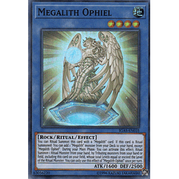 Megalith Ophiel carta yugi IGAS-EN035 Super Rare
