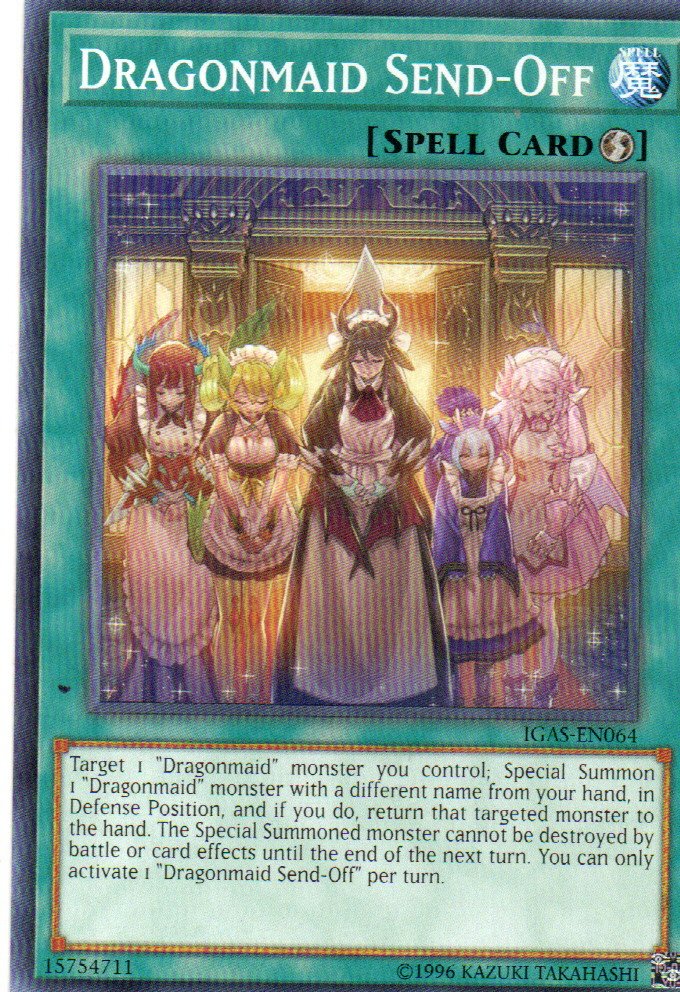 Dragonmaid Send-Off carta yugi IGAS-EN064 Common