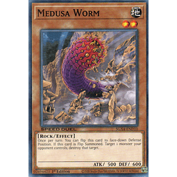 Medusa Worm carta yugi SGX4-END10 Common