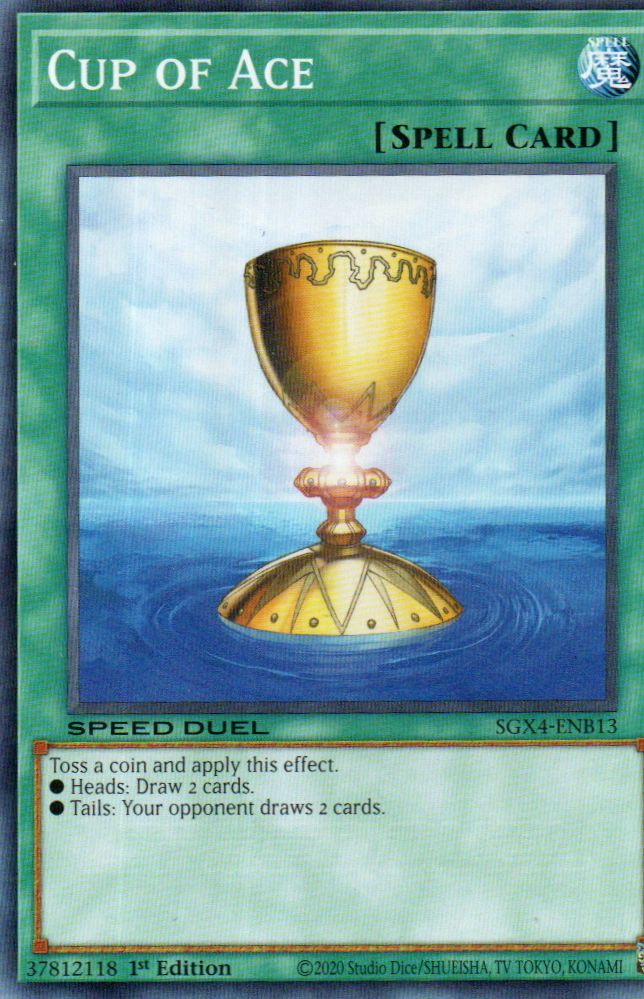Cup of Ace carta yugi SGX4-ENB13 Common