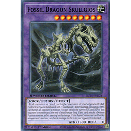 Fossil Dragon Skullgios carta yugi SGX4-END21 Common