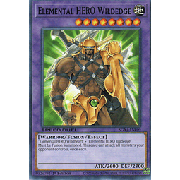 Elemental HERO Wildedge carta yugi SGX4-ENE09 Common