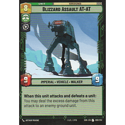 Blizzard Assault AT-AT  carta star wars SOR88 Uncommun