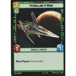Patrolling V-Wing  carta star wars SOR111 Commun