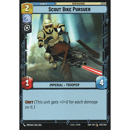 Scout Bike Pursuer carta star wars SOR32 Commun